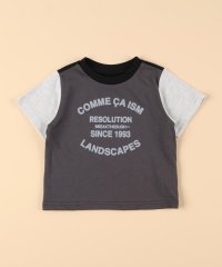 COMME CA ISM KIDS/フロッキープリント Tシャツ(ベビーサイズ)/508208664