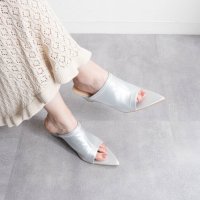 FABBY FABBY./ファビーファビー FABBY FABBY. ストレッチロングノーズトゥヒールサンダル/508220075