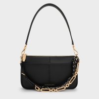 CHARLES & KEITH/Addison アディソン ノットロープショルダーバッグ/508235009