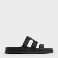 CHARLES & KEITH/Joan ジョアン レザースライドサンダル/508235022