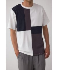 AZUL by moussy/パネルスウィッチングTシャツ/508235587