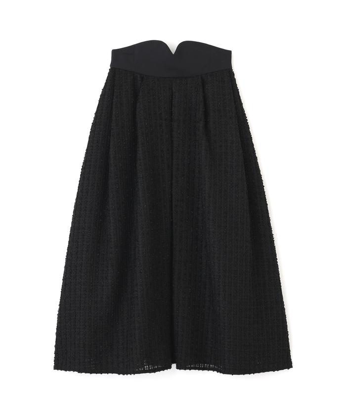 【美品❗️】ADOREアドーア★ハイテンションメッシュスカート★黒38 ドライミドルジョーゼットスカート | ADORE（アドーア