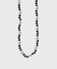 LHME/エルエイチエムイー LHME 【WEB限定】“MELLOW”パールミックスボールチェーンネックレス/ラージ/サージカルステンレス（金属アレルギー対応）/508235923