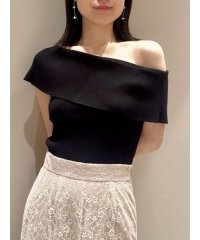 SNIDEL/オフショルニットプルオーバー/508236013