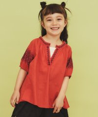 THE SHOP TK（KID）/【120－150】刺繍チュニックブラウス/508236014