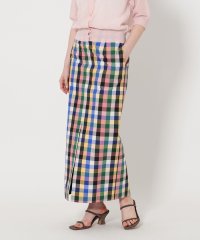 UNITED ARROWS/チェック タイトマキシ スカート/508236205