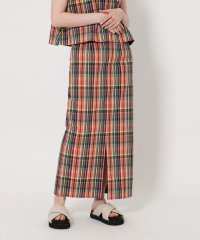 UNITED ARROWS/チェック タイトマキシ スカート/508236205