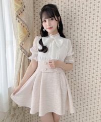 ROJITA/ロジータ ROJITA レーシーリボンツイードドッキングワンピース/508236542
