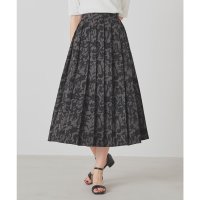 Honeys/ハニーズ Honeys 花柄プリーツスカート ボトムス スカート プリーツスカート ロングスカート ロング丈 プリーツ加工 花柄 裏地付き ファスナー開き レデ/508236560