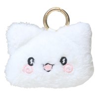 cinemacollection/シネマコレクション cinemacollection はなまるおばけ ミニポーチ カラビナ付きミニフェイスポーチ ふんわり光るシリーズ 口開け サンリオ ケイカ/508236698