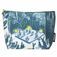 cinemacollection/シネマコレクション cinemacollection ムーミン コスメポーチ ポーチ 踊る森 北欧 丸眞 メイクポーチ 小物入れ キャラクター グッズ/508236753