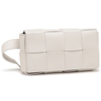 BOTTEGA VENETA/ボッテガヴェネタ BOTTEGA VENETA ボディバッグ ミニ カセット ミニバッグ ベルトバッグ ホワイト レディース BOTTEGA VENETA 66/508236865