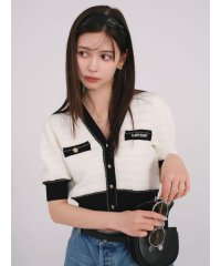 LILY BROWN/【LILY BROWN×MARY QUANT】デイジーモチーフニットカーディガン/508236999