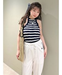 LILY BROWN/【LILY BROWN×MARY QUANT】デイジー刺繍アメスリケーブルニット/508237005