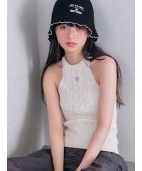 LILY BROWN/【LILY BROWN×MARY QUANT】デイジー刺繍アメスリケーブルニット/508237005