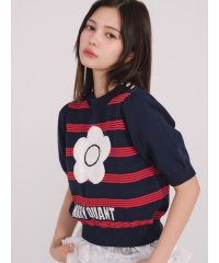 LILY BROWN/【WEB限定カラー】【LILY BROWN×MARY QUANT】ジャガードニットトップス/508237007