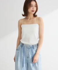 Green Parks/グリーン パークス Green Parks カップ付ラメリブベアトップ/508237162