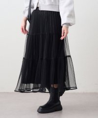 NICE CLAUP/OLIVE des OLIVE OUTLET/【オンオフ着まわせる】キラキラチュールスカート/508237192
