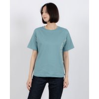 BRODIAEA/ブローディア BRODIAEA 歯ブラシ加工サークルロゴ半袖Tシャツ/508237266