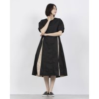 Anna Nicola/アンナニコラ Anna Nicola 配色切り替え半袖ワンピース/508237285