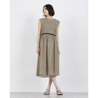 Anna Nicola/アンナニコラ Anna Nicola 綿ローン フラワープリントノースリーブワンピース/508237291