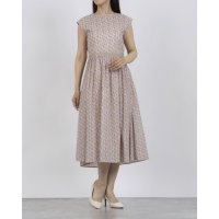 Anna Nicola/アンナニコラ Anna Nicola 綿ローン フラワープリントノースリーブワンピース/508237291