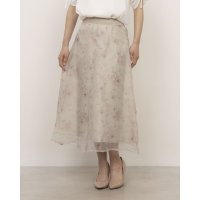 Karl Park Lane/カールパークレーン KarLParkLane 花柄オーガンジーフレアースカート/508237388