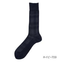 MACKINTOSH PHILOSOPHY/マッキントッシュ フィロソフィー MACKINTOSH PHILOSOPHY 福助 【マッキントッシュフィロソフィー】 靴下 チェック柄 クルー丈 (2M058/508237419