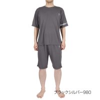 Universal/フクスケ fukuske 福助 【Colantotte：ACTIVE】 ルームウェア 無地 ワンポイント 上下セット 半袖 ハーフパンツ (HRT－6002)紳/508237426