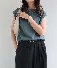 and　Me.../アンドミー andme シルケット ライク サイド ギャザー リボン トップス/508237473