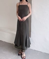 JUNOAH/ジュノア JUNOAH シアードッキングマーメイドキャミワンピース/508237550