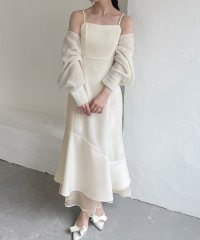 JUNOAH/ジュノア JUNOAH シアードッキングマーメイドキャミワンピース/508237550