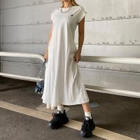 non-hedge/ノンヘッジ non－hedge ロゴ刺繍Tワンピース/508237738