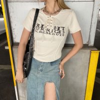 non-hedge/ノンヘッジ non－hedge レースアップ切替ロゴトップス/508237739