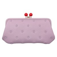 perche/ペルケ perche 財布 長財布 レディース 本革 がま口 ドット グリーン イエロー ゴールド シルバー 08－06－03561/507980391