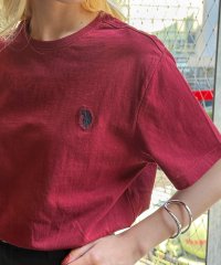 US POLO ASSN/ユーエスポロアッスン U.S. POLO ASSN. ◎SETUP7別注◎ワンポイント ポニー 刺繍 Tシャツ ユニセックス 半袖/508076286