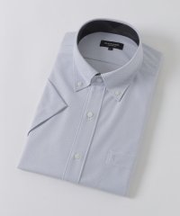 BLACK LABEL CRESTBRIDGE/トリコットカラミ調ハーフボタンダウンシャツ/508102013