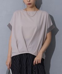 NICOLE white/裾タックTEE/508206438