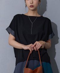 NICOLE white/裾タックTEE/508206438