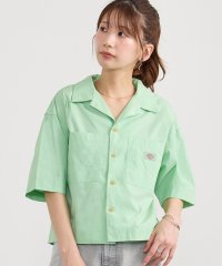 NICOLE CLUB/【Dickies】オープンカラークロップドシャツ/508206443