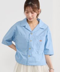 NICOLE CLUB/【Dickies】オープンカラークロップドシャツ/508206443