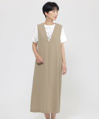 EVEX by KRIZIA/【接触冷感】【防しわ】【防透け】【ウォッシャブル】ドライタッチジャンパースカート/508213587