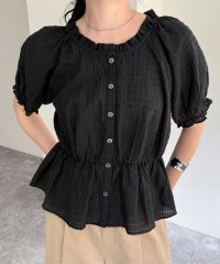 fredy emue/クロップドペプラムブラウス/508219845