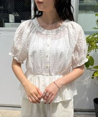 fredy emue/クロップドペプラムブラウス/508219845