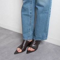 FABBY FABBY./ファビーファビー FABBY FABBY. ストレッチロングノーズトゥヒールサンダル/508220075