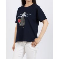 Anna Nicola/アンナニコラ Anna Nicola ガールデザイン半袖Tシャツ/508234909