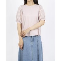 Anna Nicola/アンナニコラ Anna Nicola フリンジシアースリーブ半袖カットソー/508234910