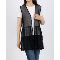 Anna Nicola/アンナニコラ Anna Nicola 前後2WAYメッシュジレ/508234914