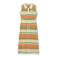 MARY QUANT/マリークワント MARY QUANT マルチボーダークロッシェポロ ワンピース/508235057