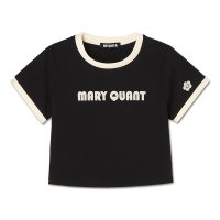MARY QUANT/マリークワント MARY QUANT レトロロゴアップリケミニ Tシャツ/508235059